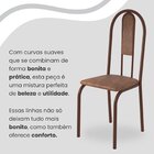 Conjunto Sala De Jantar Mesa Redonda 75cm Tampo Granito Ocre