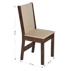 Conjunto Sala De Jantar Mesa Redonda Ayla Com 4 Cadeiras Nobr