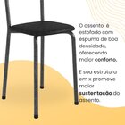 Conjunto Sala De Jantar Mesa Retangular 100x50cm Tampo Mdp 25