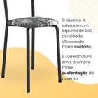 Conjunto Sala De Jantar Mesa Retangular 100x50cm Tampo Mdp 25