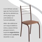 Conjunto Sala De Jantar Mesa Retangular 100x60cm Tampo Granit