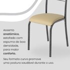 Conjunto Sala De Jantar Mesa Retangular 100x60cm Tampo Madeir