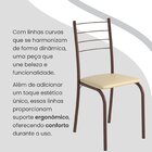 Conjunto Sala De Jantar Mesa Retangular 100x60cm Tampo Madeir