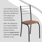 Conjunto Sala De Jantar Mesa Retangular 120x75cm Tampo Ardósi