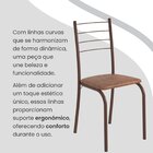 Conjunto Sala De Jantar Mesa Retangular 120x75cm Tampo Ardósi