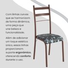 Conjunto Sala De Jantar Mesa Retangular 120x75cm Tampo Granit