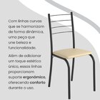 Conjunto Sala De Jantar Mesa Retangular 120x75cm Tampo Madeir