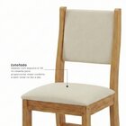 Conjunto Sala De Jantar Mesa Retangular 120x80cm 4 Cadeiras E