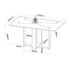 Conjunto Sala De Jantar Mesa Retangular 120x80cm 4 Cadeiras E