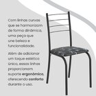 Conjunto Sala De Jantar Mesa Retangular 140x75cm Tampo Ardósi