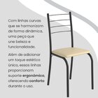 Conjunto Sala De Jantar Mesa Retangular 140x75cm Tampo Madeir