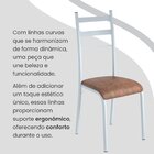 Conjunto Sala De Jantar Mesa Retangular 180x75cm Tampo Granit