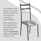 Conjunto Sala De Jantar Mesa Retangular 180x75cm Tampo Granit