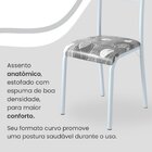 Conjunto Sala De Jantar Mesa Retangular 180x75cm Tampo Granit