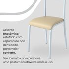 Conjunto Sala De Jantar Mesa Retangular 180x75cm Tampo Granit