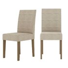 Conjunto Sala De Jantar Mesa Retangular Amalia Com Vidro 136c