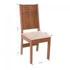 Conjunto Sala De Jantar Mesa Retangular Com 6 Cadeiras Móveis