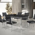 Conjunto Sala De Jantar Mesa Retangular Com 6 Cadeiras Natani