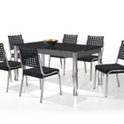 Conjunto Sala De Jantar Mesa Retangular Com 6 Cadeiras Natani