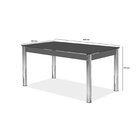 Conjunto Sala De Jantar Mesa Retangular Com 6 Cadeiras Natani