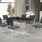 Conjunto Sala De Jantar Mesa Retangular Com 6 Cadeiras Natani