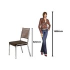 Conjunto Sala De Jantar Mesa Retangular Com 6 Cadeiras Natani