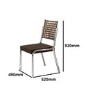 Conjunto Sala De Jantar Mesa Retangular Com 6 Cadeiras Natani