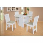 Conjunto Sala De Jantar Mesa Retangular Destak Com 4 Cadeiras