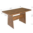 Conjunto Sala De Jantar Mesa Retangular Destak Com 6 Cadeiras