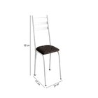 Conjunto Sala De Jantar Mesa Retangular Tampo Bp Com 6 Cadeir