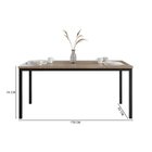 Conjunto Sala De Jantar Mesa Retangular Tampo Bp Com 6 Cadeir