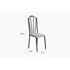 Conjunto Sala De Jantar Mesa Retangular Tampo De Granito Com