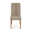 Conjunto Sala De Jantar Mesa Rute 160x90cm Tampo Vidro/mdf Co