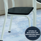 Conjunto Sala De Jantar Mesa Sara Com 4 Cadeiras Diva 1,20m G