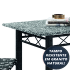 Conjunto Sala De Jantar Mesa Sara Com 6 Cadeiras Diva 1,40m G