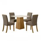 Conjunto Sala De Jantar Mesa Sarah 4 Cad Melissa