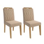 Conjunto Sala De Jantar Mesa Selena 180x90cm Tampo Vidro/mdf