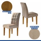 Conjunto Sala De Jantar Mesa Sevilha I Tampo De Vidro 4 Cadei