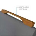 Conjunto Sala De Jantar Mesa Slim Pé Palito E 4 Cadeiras Velu