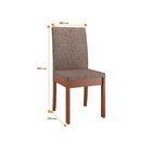 Conjunto Sala De Jantar Mesa Styllo Redonda 100cm Tampo Mdf C