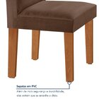 Conjunto Sala De Jantar Mesa Tampo Dakota Plus Vidro 120x80cm