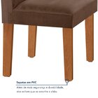 Conjunto Sala De Jantar Mesa Tampo Dakota Plus Vidro 120x80cm