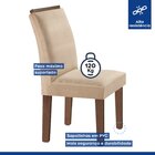 Conjunto Sala De Jantar Mesa Tampo Dakota Plus Vidro 160x80cm