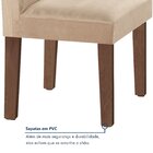 Conjunto Sala De Jantar Mesa Tampo Dakota Plus Vidro 160x80cm