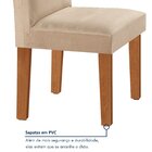 Conjunto Sala De Jantar Mesa Tampo Dakota Plus Vidro 160x80cm