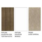 Conjunto Sala De Jantar Mesa Tampo De Madeira 4 Cadeiras Rust