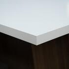 Conjunto Sala De Jantar Mesa Tampo De Madeira 4 Cadeiras Rust