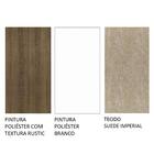 Conjunto Sala De Jantar Mesa Tampo De Madeira 4 Cadeiras Rust