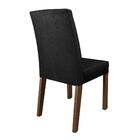 Conjunto Sala De Jantar Mesa Tampo De Madeira 4 Cadeiras Rust