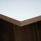 Conjunto Sala De Jantar Mesa Tampo De Madeira 6 Cadeiras Rust